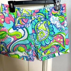 Lilly Pulitzer 5" Callahan Stretch Short (Size 0) - Excellent Condition!